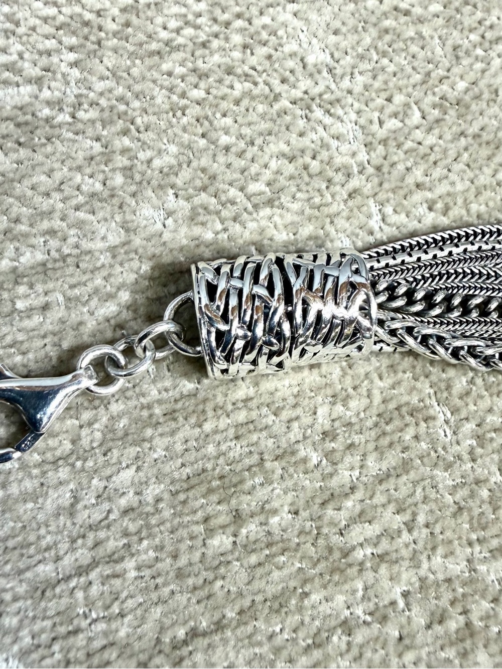 Silpada Silver ‘Talk of the Town’ Multi-Strand Bracelet - Picture 5 of 16